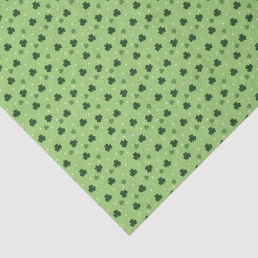 Shamrock Pattern-weefselpapier Tissuepapier (Detail)