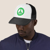 Shamrock Peace Sign-producten Trucker Pet (In situ)