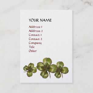 SHAMROCK platina Visitekaartje