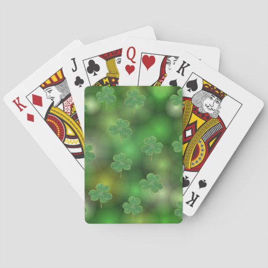 Shamrock Pokerkaarten (Achterkant)
