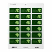 Shamrock Polka stipt het label St. Patrick's Day (Full Sheet)