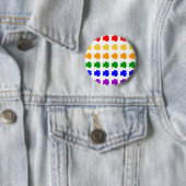 Shamrock Rainbow-Button Ronde Button 5,7 Cm (In situ)