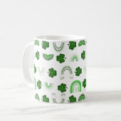 Shamrock Rainbows Coffee Mok (Voorkant links)