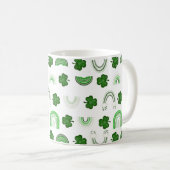 Shamrock Rainbows Coffee Mug (Devant droit)