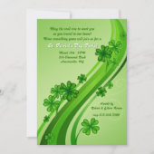 Shamrock Road St. Patrick's Day Party Invitation (Devant)