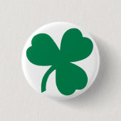 Shamrock Ronde Button 3,2 Cm (Voorkant)