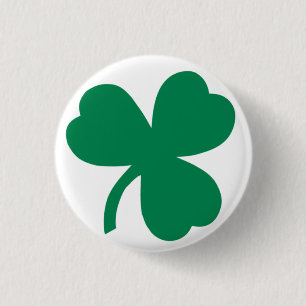 Shamrock Ronde Button 3,2 Cm