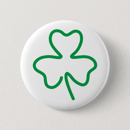 Shamrock Ronde Button 5,7 Cm (Voorkant)