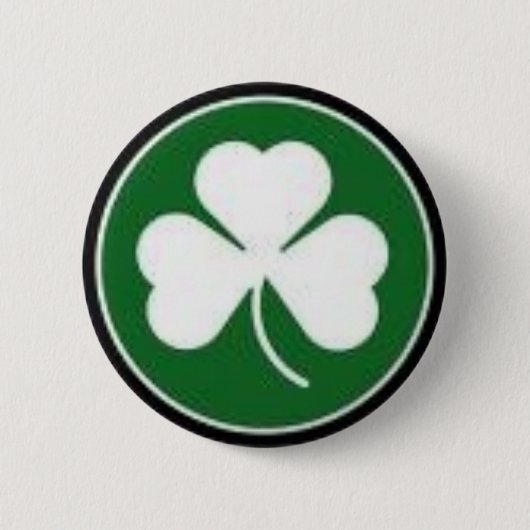 shamrock ronde button 5,7 cm (Voorkant)