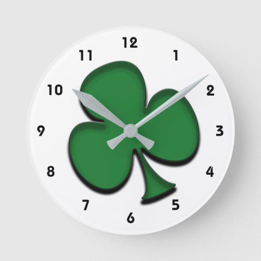 Shamrock Ronde Klok (Voorkant)