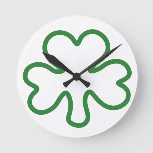Shamrock Ronde Klok (Voorkant)