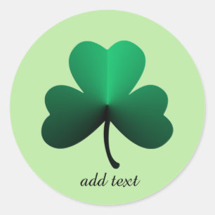 Shamrock Ronde Sticker