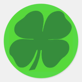 Shamrock Ronde Sticker