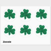 Shamrock Ronde Sticker (Vel)