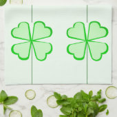 Shamrock 🍀 Serviettes de cuisine (Plié)