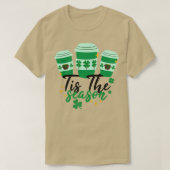 Shamrock shake the Season Coffee Happy St Patr T-shirt (Design voorkant)