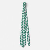Shamrock Shape Plaid Classic Green Neck Tie Stropdas (Voorkant)