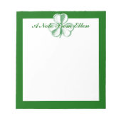 Shamrock Sketch Notitieblok (Voorkant)
