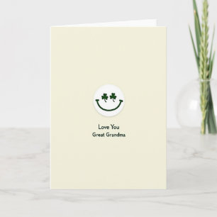 Shamrock Smile Oma Kaart