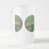 Shamrock Spirit Frosted Beer Mug (Devant gauche)