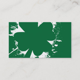 Shamrock Splatter Visitekaartje