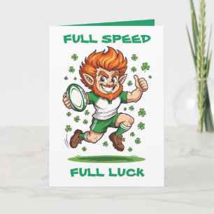 Shamrock Sprint Wedstrijd Dag Magie St Patricks We Kaart