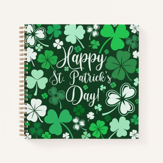 Shamrock St. Patrick Notitieboek (Voorkant)