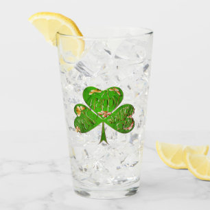 Shamrock St. Patrick's Day Glass Glas