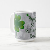 Shamrock St. Patrick's Day Koffiemok (Voorkant links)