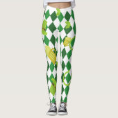 Shamrock St. Patrick's Day Leggings (Devant)
