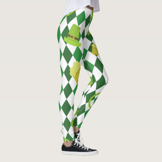 Shamrock St. Patrick's Day Leggings (Droite)