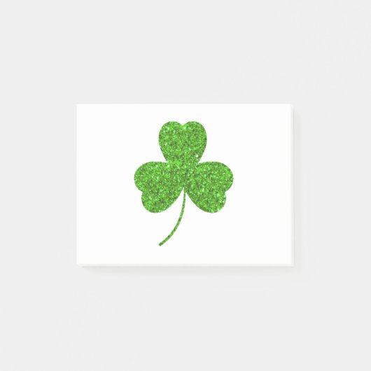 Shamrock St. Patrick's Day Post-it® Notes (Voorkant)