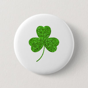 Shamrock St. Patrick's Day Ronde Button 5,7 Cm