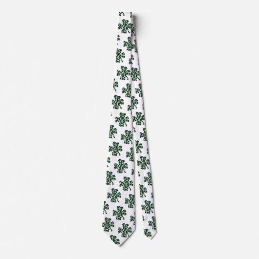 Shamrock St Patricks Day Stropdas (Voorkant)
