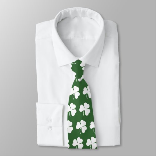 Shamrock St Patricks day stropdas (Gebonden)