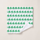SHAMROCK St Patrick's Gepersonaliseerde Schrift GR Bad Handdoek (Wasdoekje)