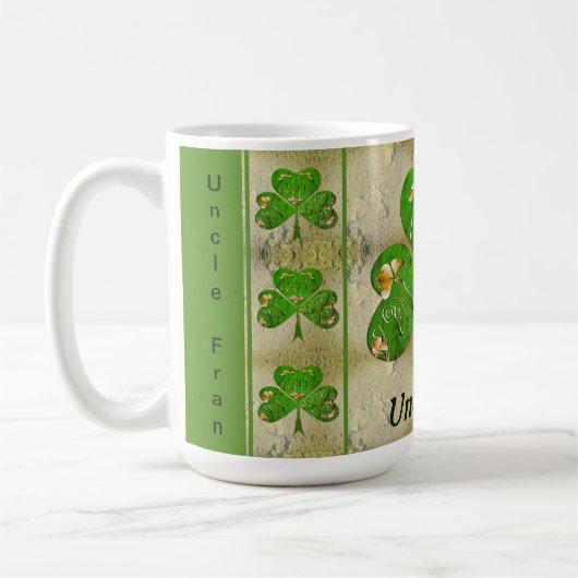 Shamrock St. Patrick's Leprechaun Coffee Mok (Links)
