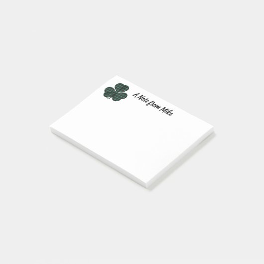 Shamrock Sticky Notes (Schuin)