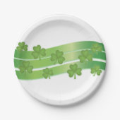 Shamrock Stripes Papieren Bordje (Voorkant)