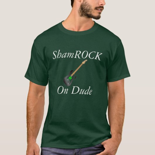Shamrock sur Dude T-Shirt (Devant)