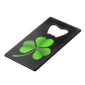 Shamrock sur le contact noir (Devant Angle)