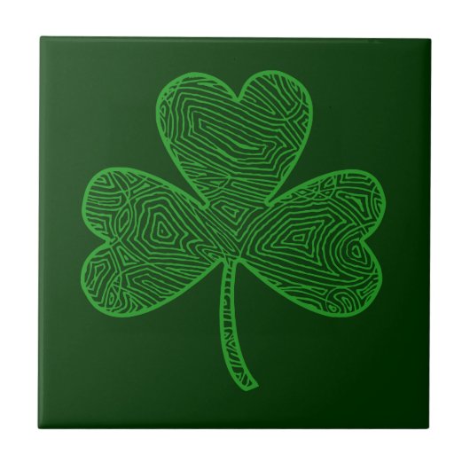 Shamrock Tegeltje (Voorkant)