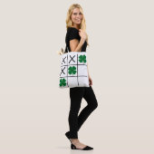 Shamrock Tic Tac Toe Tote Bag (Op model)
