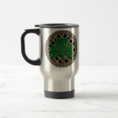 Shamrock, treillis Et Noeuds Celtiques Sur Mug Noi (Gauche)