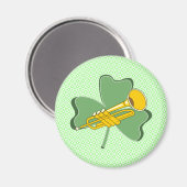 Shamrock trompet magneet (Voorkant / Achterkant)