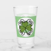 Shamrock Tumbler en verre (Dos)