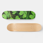 Shamrock vert Clover St Patrick's Day Skateboard (Horz)