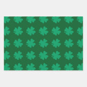 Shamrock vert feuille Motif St Patrick's Day 2024 (Devant 2)