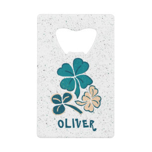 Shamrock vert irlandais Clover personnalisé