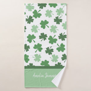 Shamrock vert motifs Saint Patrick's Day